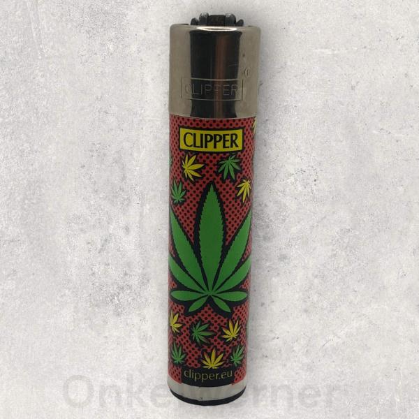 Pop Art Leaves 1/4 Clipper Feuerzeug
